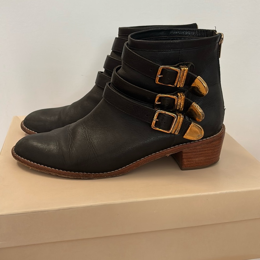 Loeffler Randall “Fenton Bootie” - Leather Ankle Boot
